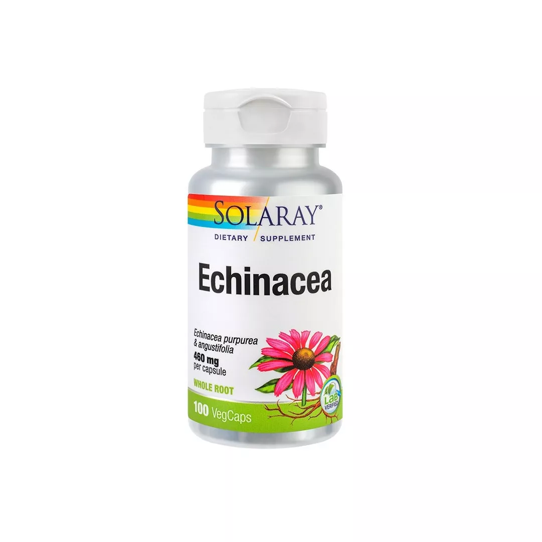 Echinacea Solaray, 100 capsule, Secom, [],farmaciabajan.ro