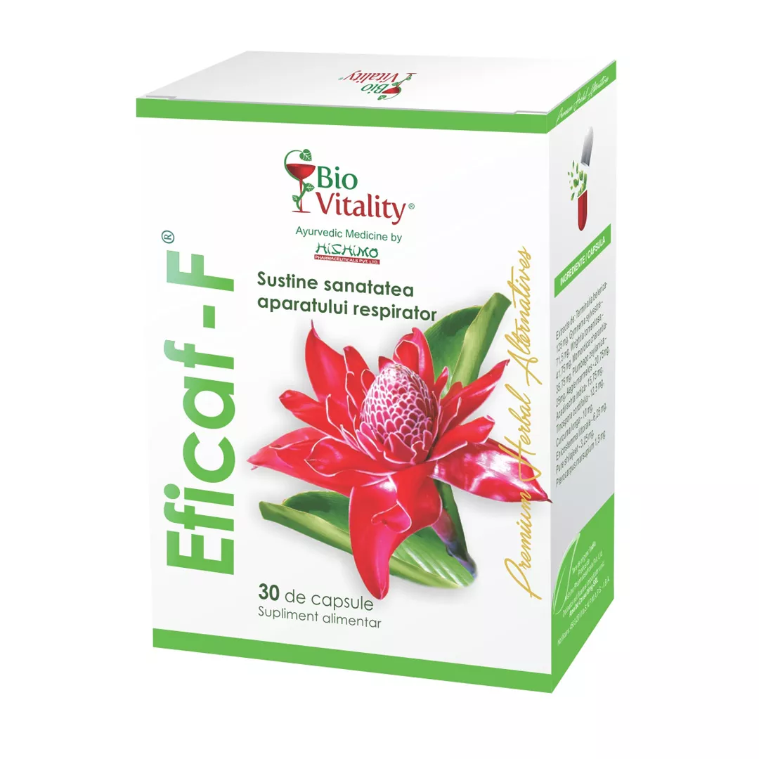 Eficaf-F, 30 capsule, Bio Vitality, [],farmaciabajan.ro