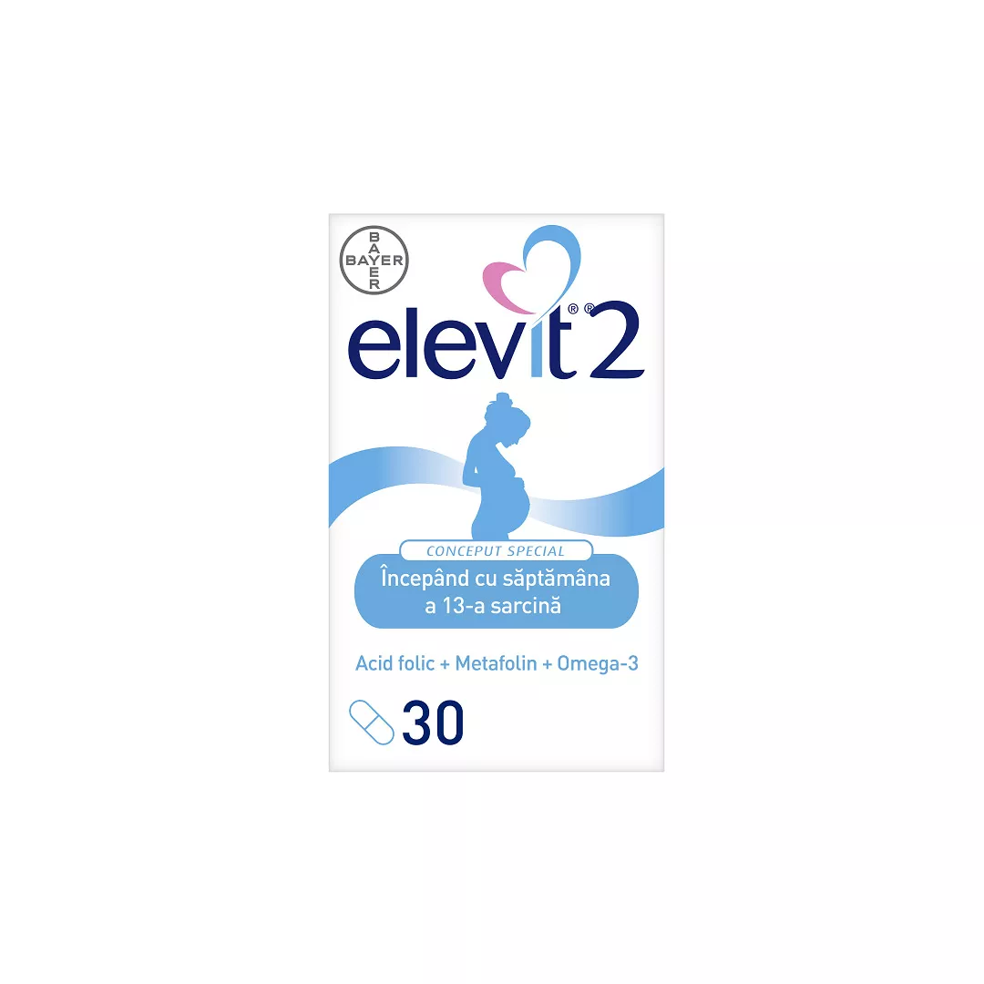 Elevit 2, 30 capsule moi, Bayer, [],farmaciabajan.ro