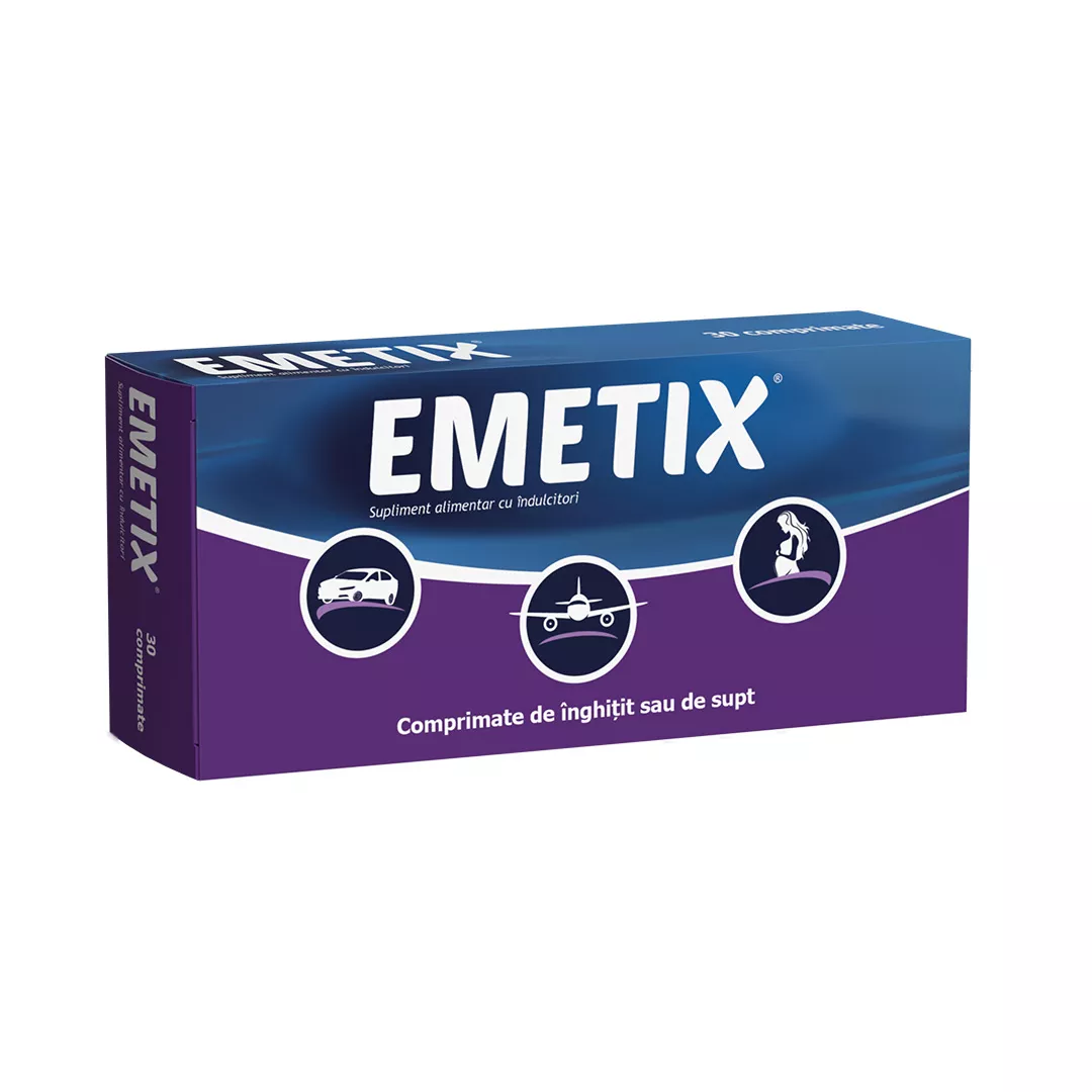 Emetix, 30 comprimate, Fiterman, [],https:farmaciabajan.ro