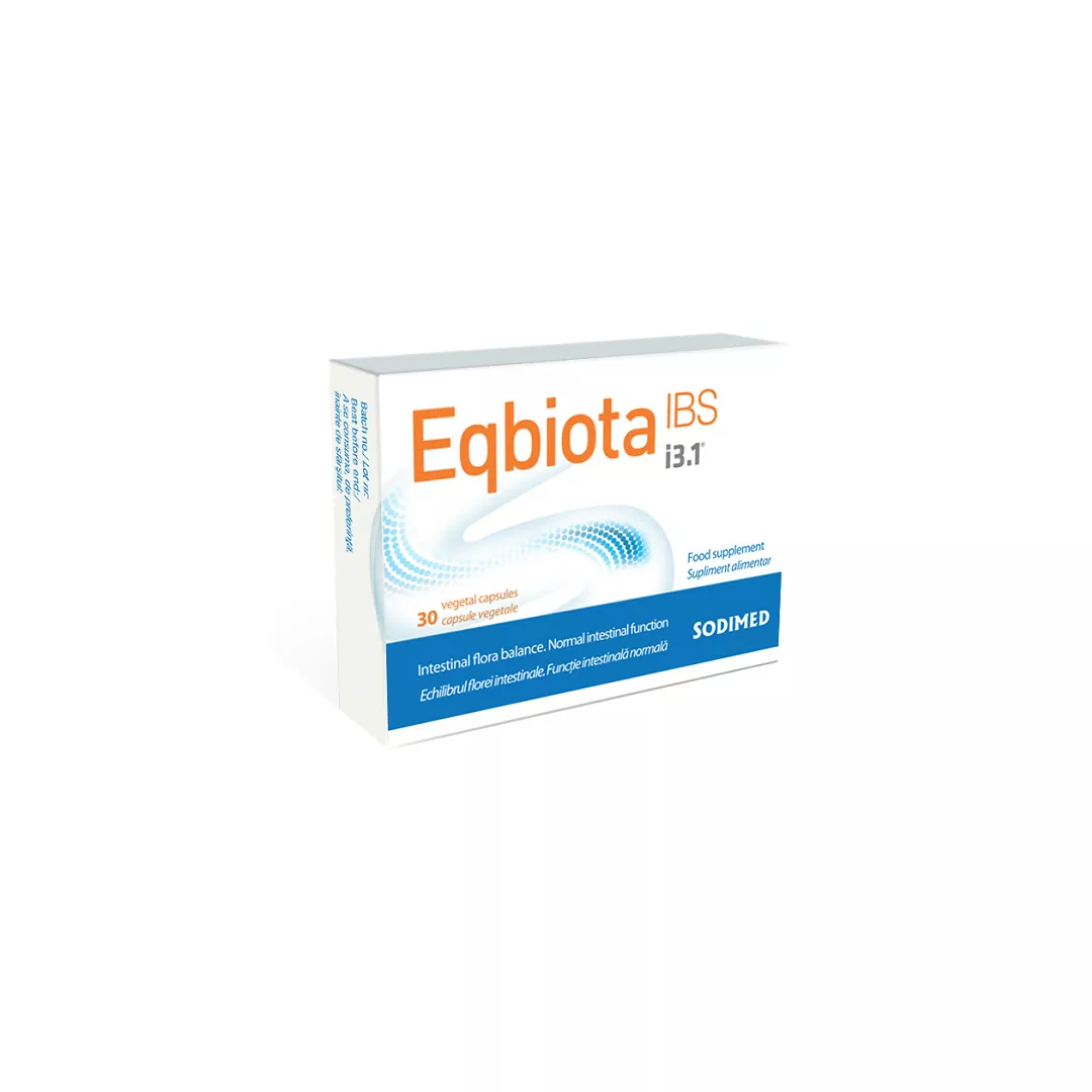 Eqbiota IBS, 30 capsule, Biessen Pharma, [],farmaciabajan.ro