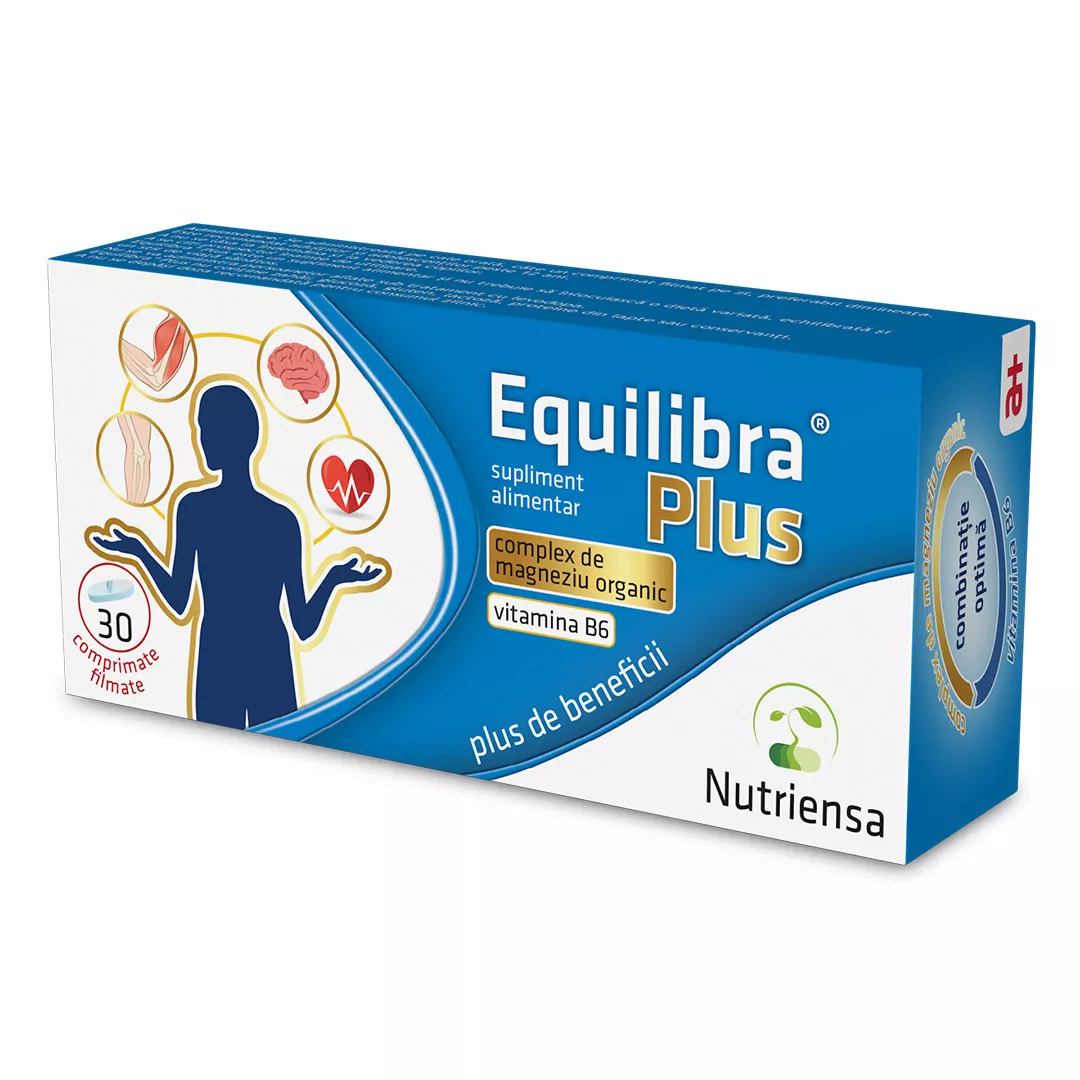 Equilibra PLUS, 30 comprimate filmate, Antibiotice SA, [],farmaciabajan.ro