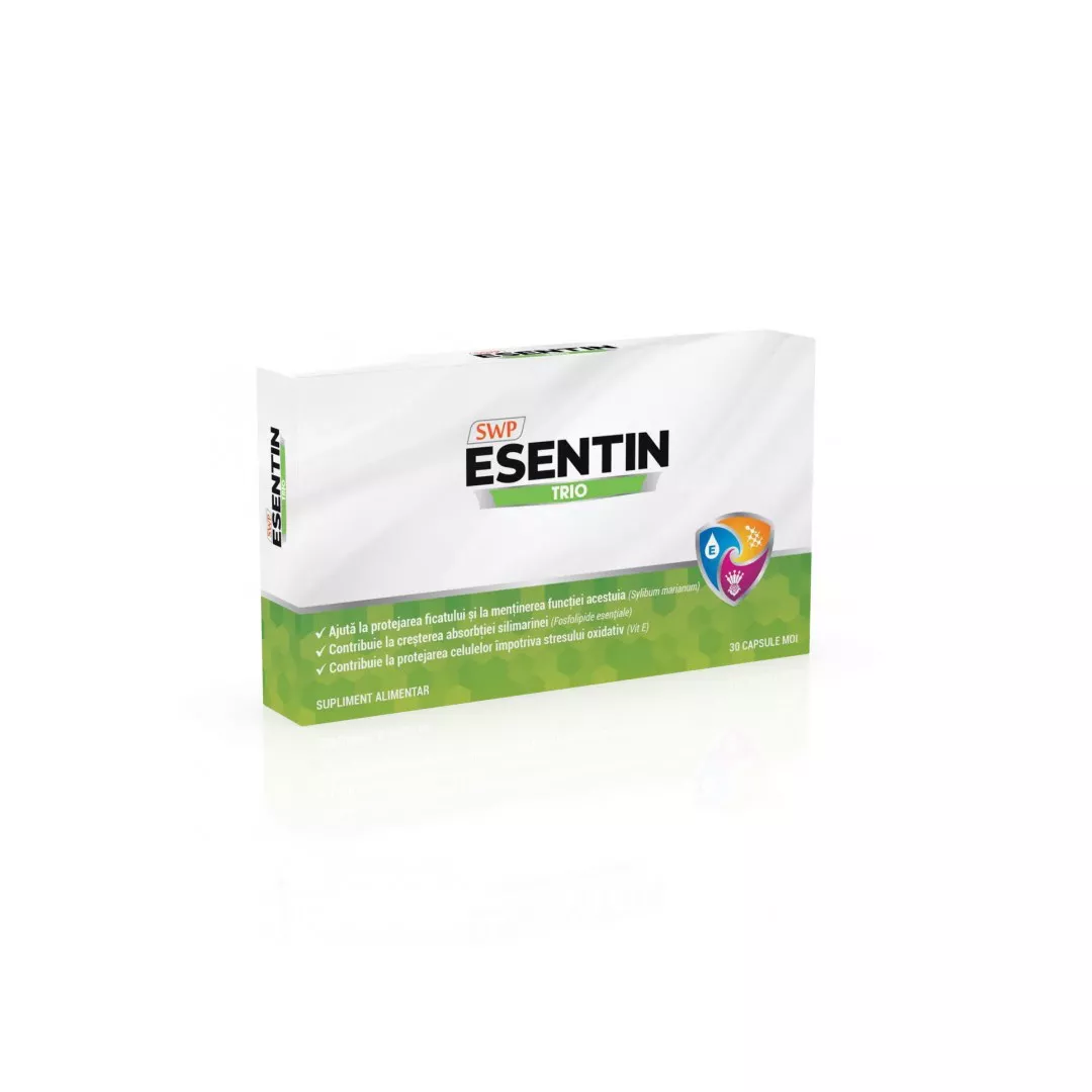Esentin Trio, 30 capsule, Sun Wave Pharma, [],farmaciabajan.ro