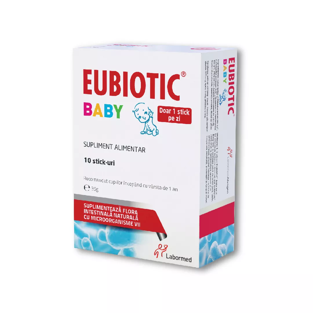 Eubiotic Baby, 10 stickuri, [],farmaciabajan.ro