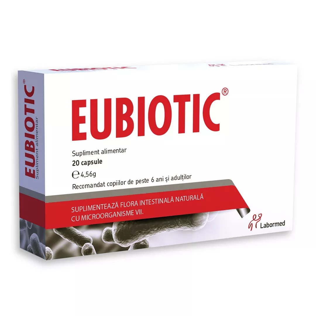 Eubiotic, 20 capsule, Labormed, [],https:farmaciabajan.ro