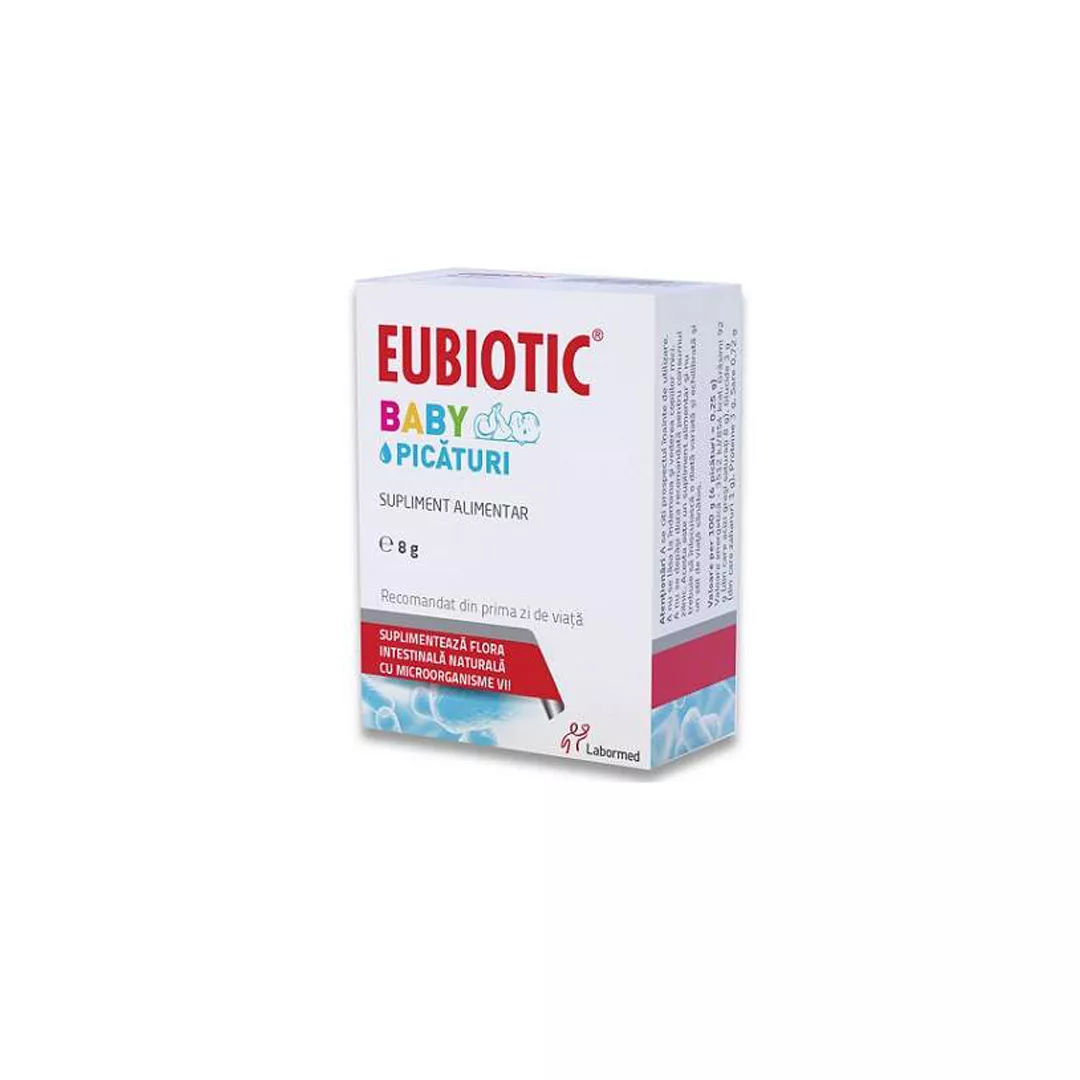 Eubiotic Baby picaturi, 8g, Labormed, [],farmaciabajan.ro
