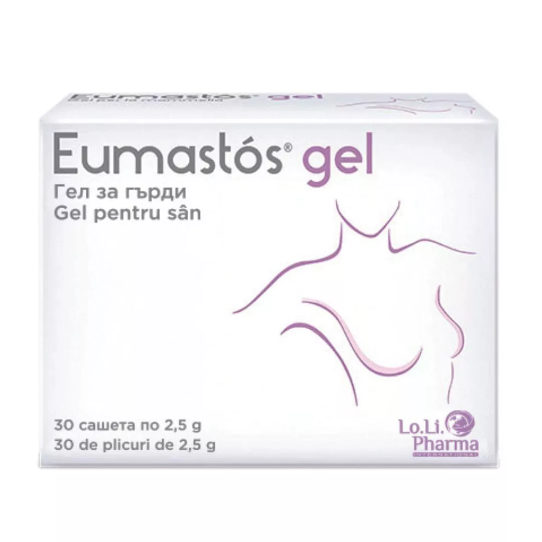 Eumastos gel, 30 plicuri x 2.5 g, Loli Pharma, [],farmaciabajan.ro
