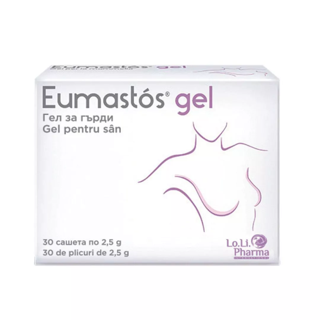 Eumastos gel, 30 plicuri x 2.5 g, Loli Pharma, [],farmaciabajan.ro