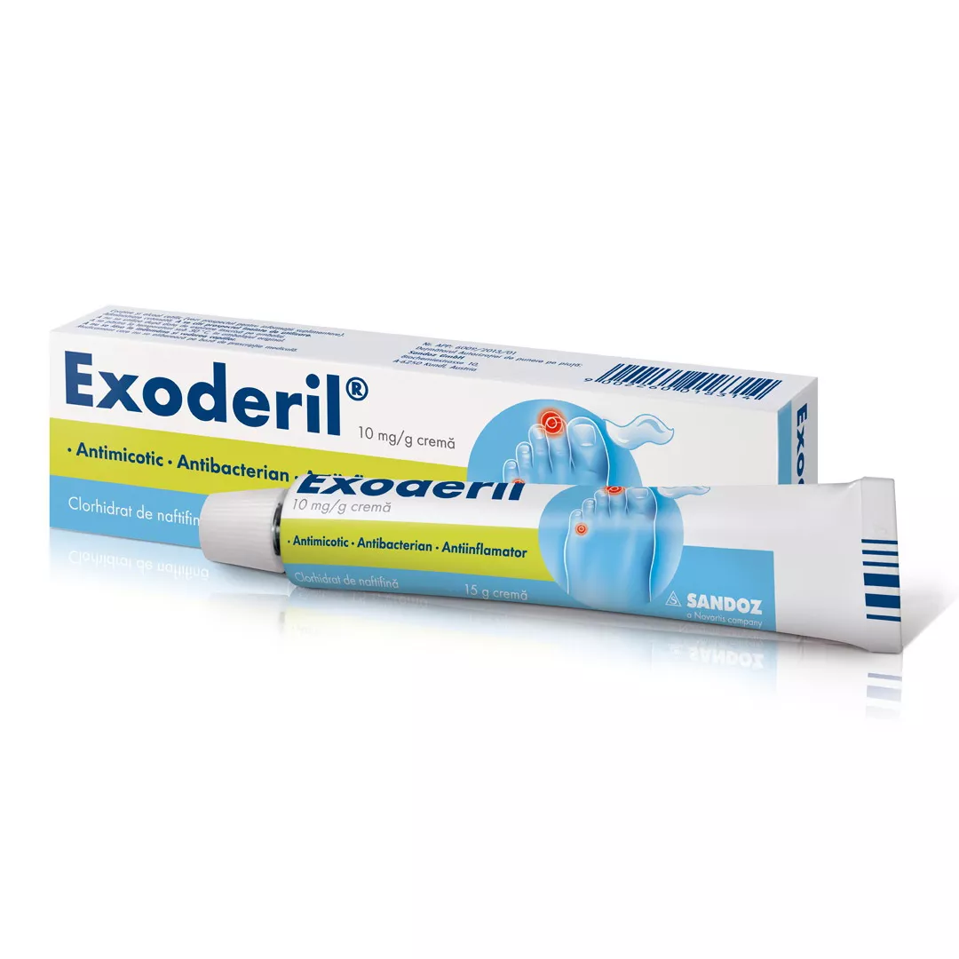 Exoderil crema, 15 g, Sandoz, [],farmaciabajan.ro