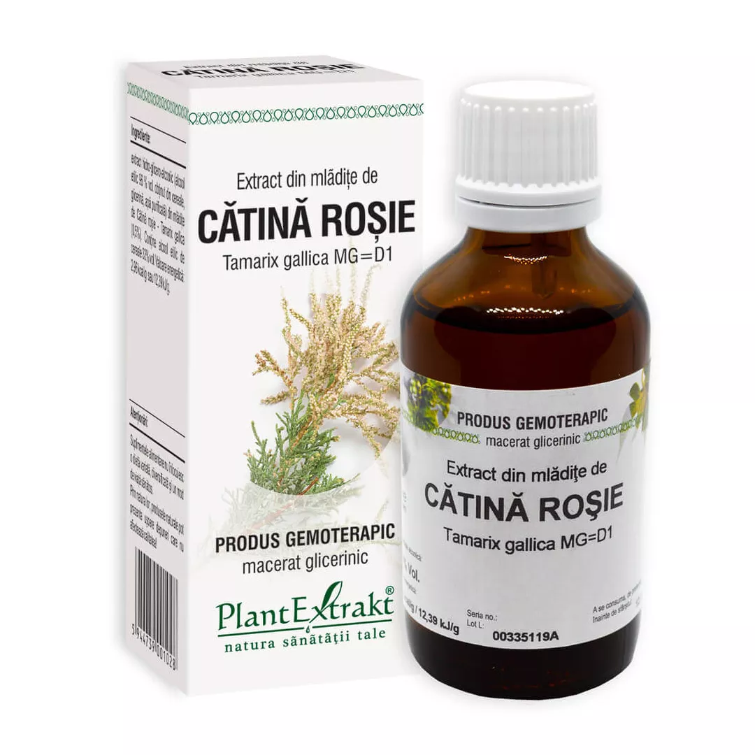 Extract din mladite de Catina Rosie, Tamarix, 50 ml, Plant Extrakt, [],farmaciabajan.ro
