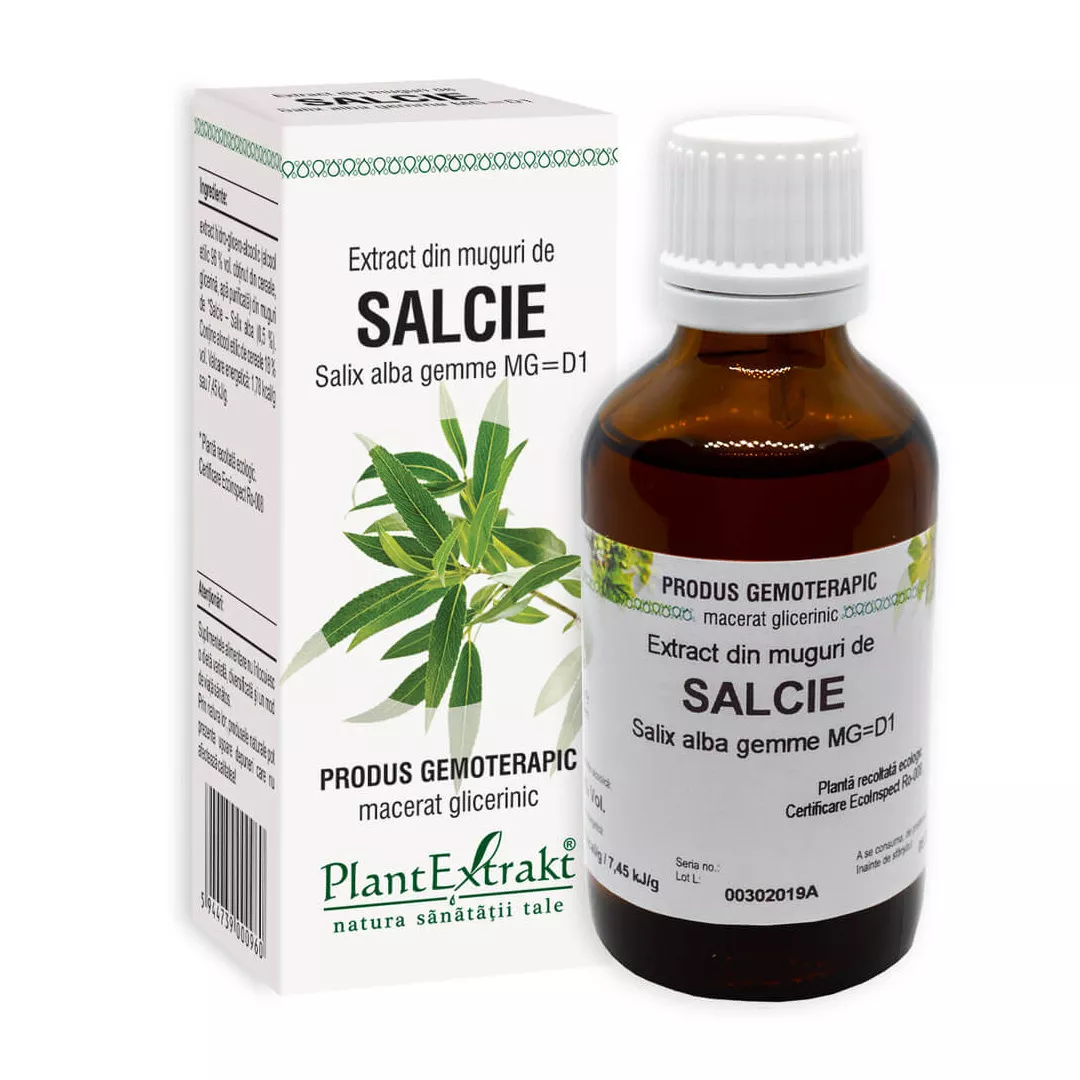 Extract din muguri de Salcie, 50 ml, Plant Extrakt, [],https:farmaciabajan.ro