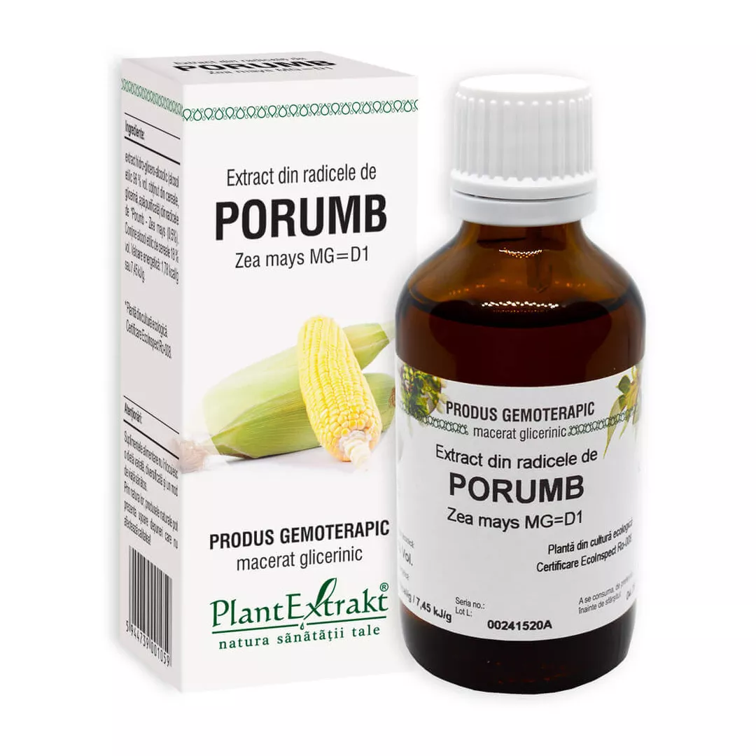 Extract din radicele de Porumb, 50 ml, Plant Extrakt, [],https:farmaciabajan.ro