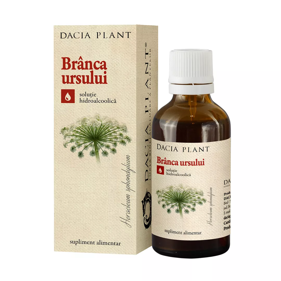 Tinctura de Branca Ursului, 50 ml, Dacia Plant, [],farmaciabajan.ro