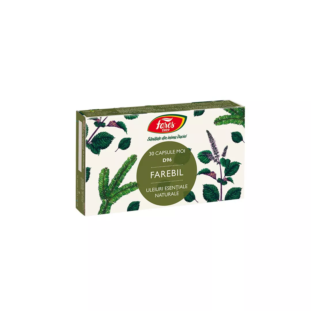 Farebil, D96, 30 capsule, Fares, [],farmaciabajan.ro