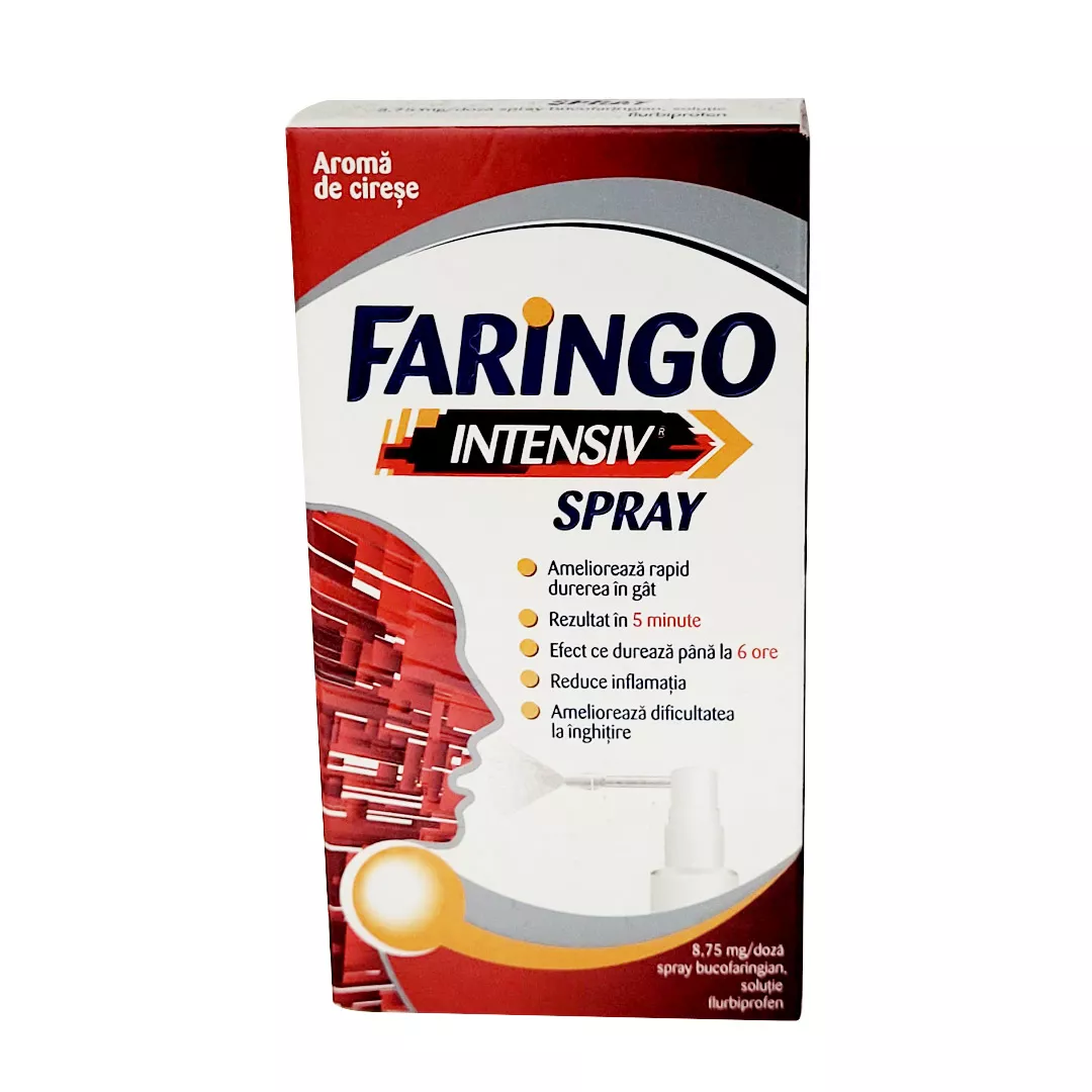 Faringo Intensiv spray 8.75 mg/doza, 15 ml, Terapia, [],farmaciabajan.ro