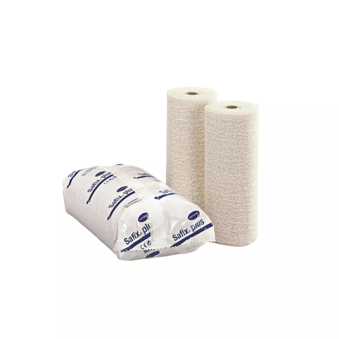 Fasa gipsata din tesatura de tifon Safix plus, 10 cm x 3 m, 2 bucati, Hartmann, [],farmaciabajan.ro