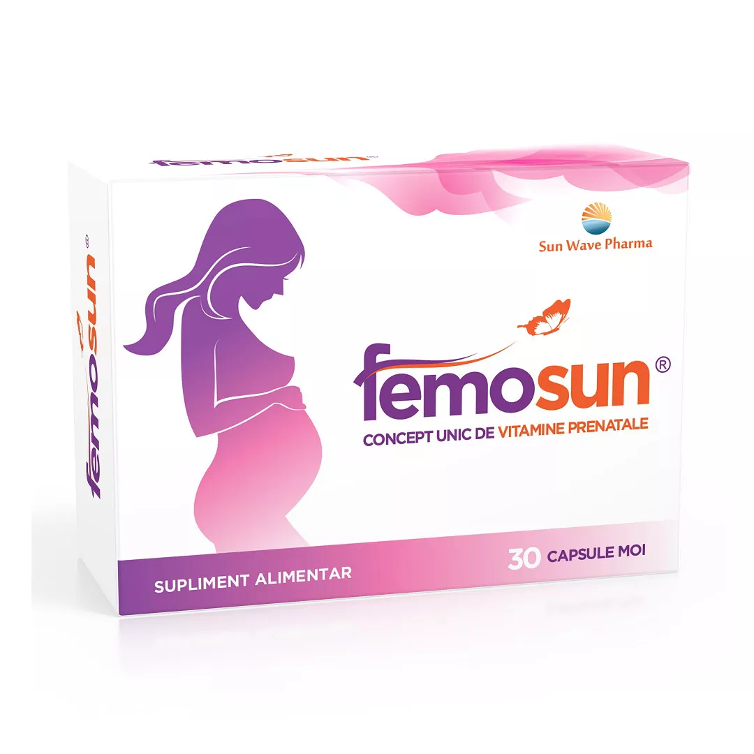 Femosun, 30 capsule, Sun Wave Pharma, [],https:farmaciabajan.ro