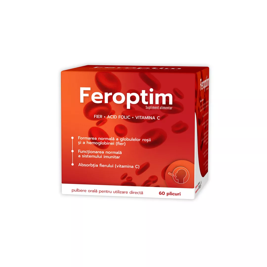 Feroptim, 60 plicuri, Natur Produkt, [],farmaciabajan.ro