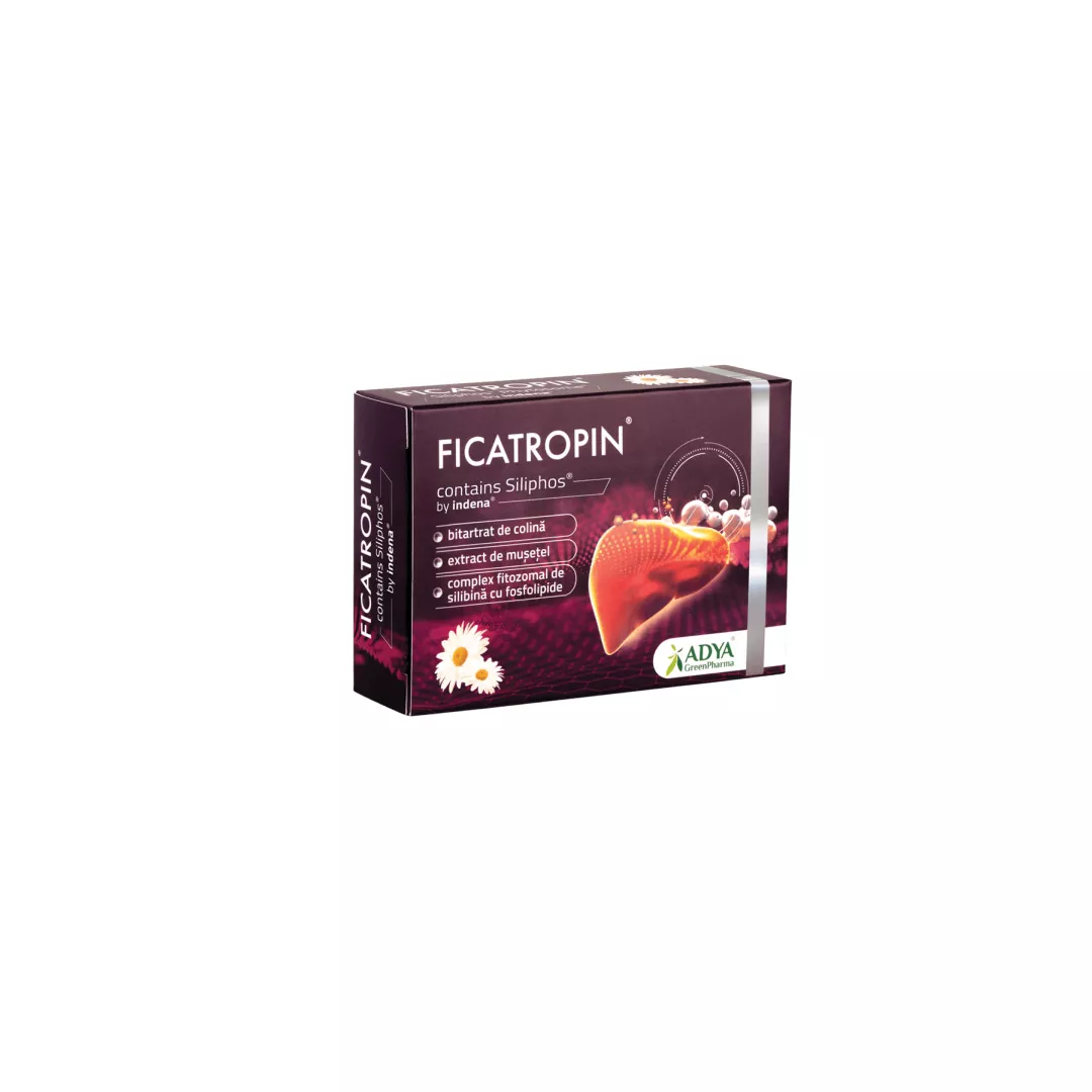 Ficatropin, 30 capsule, Adya, [],farmaciabajan.ro