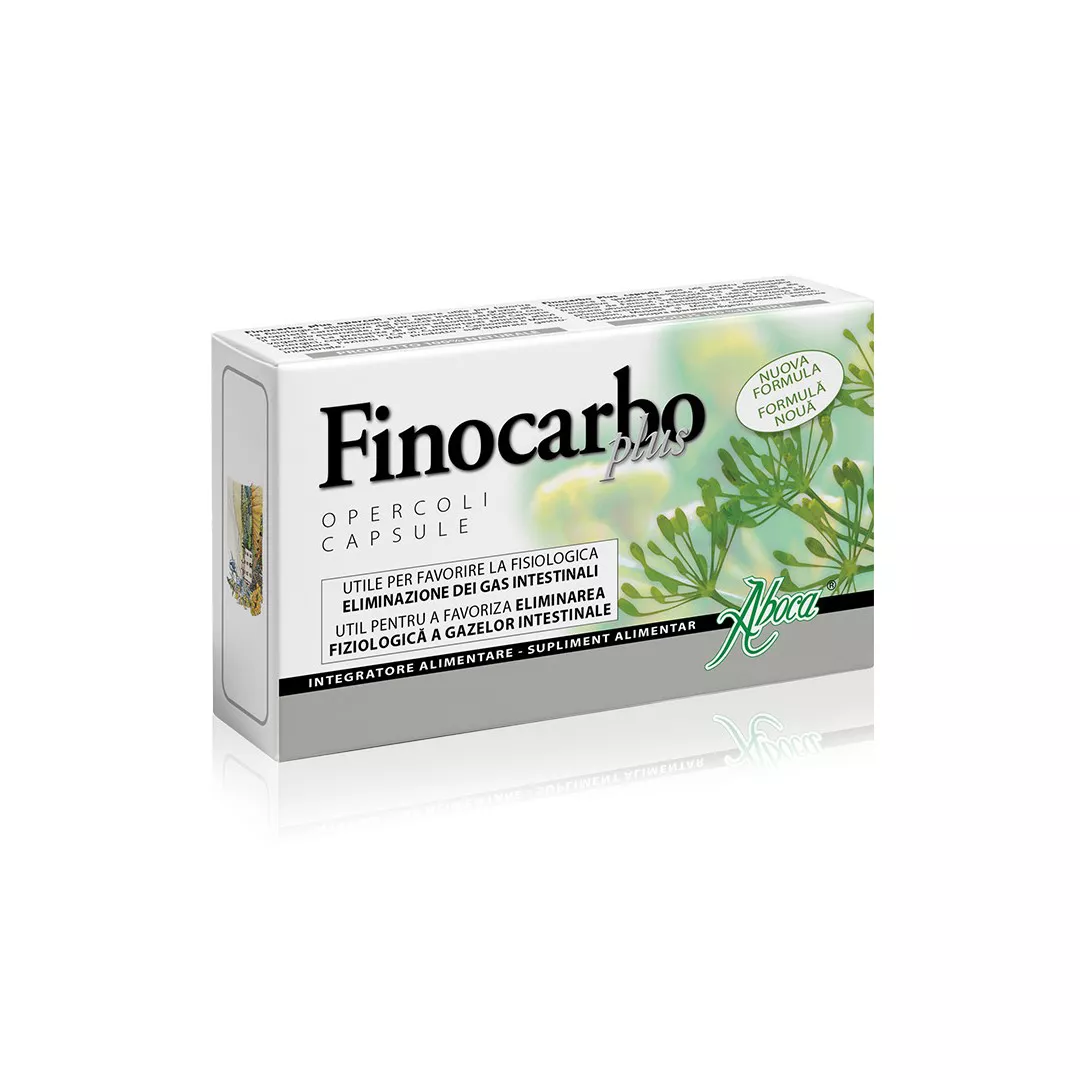 Finocarbo Plus, 20 capsule, Aboca, [],https:farmaciabajan.ro