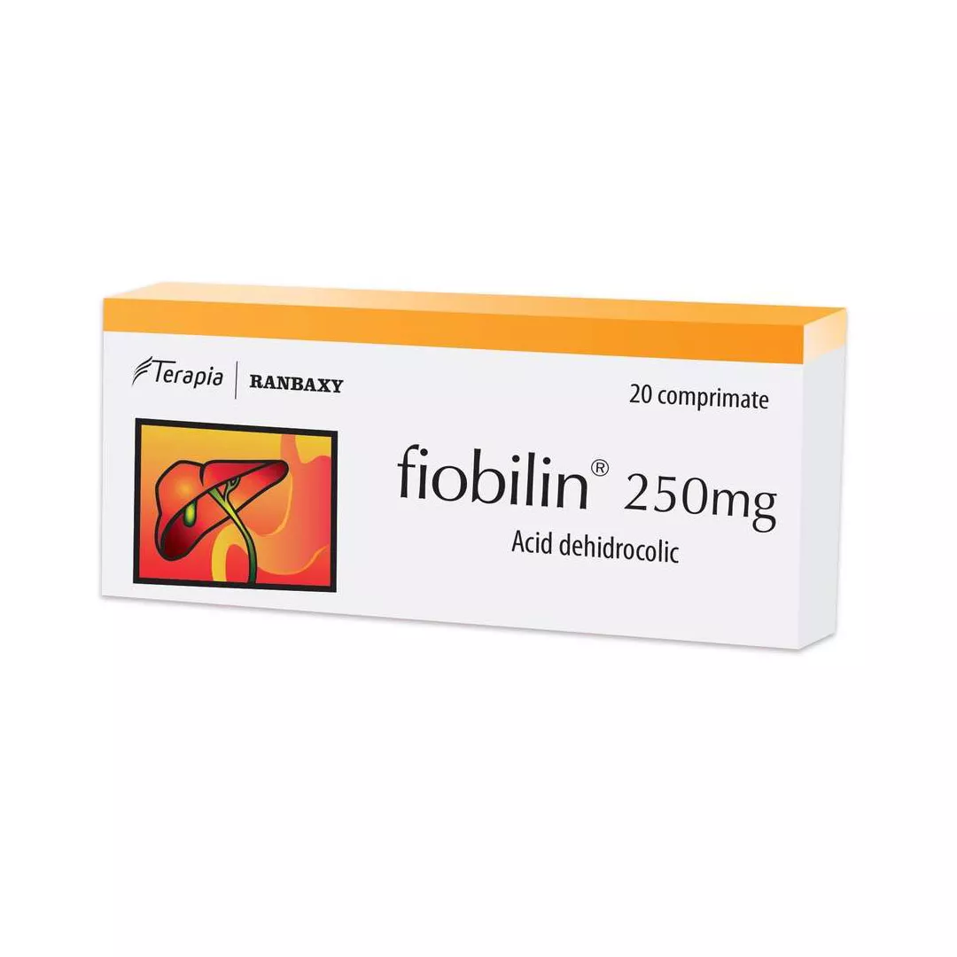 Fiobilin 250 mg, 20 comprimate, Terapia , [],farmaciabajan.ro