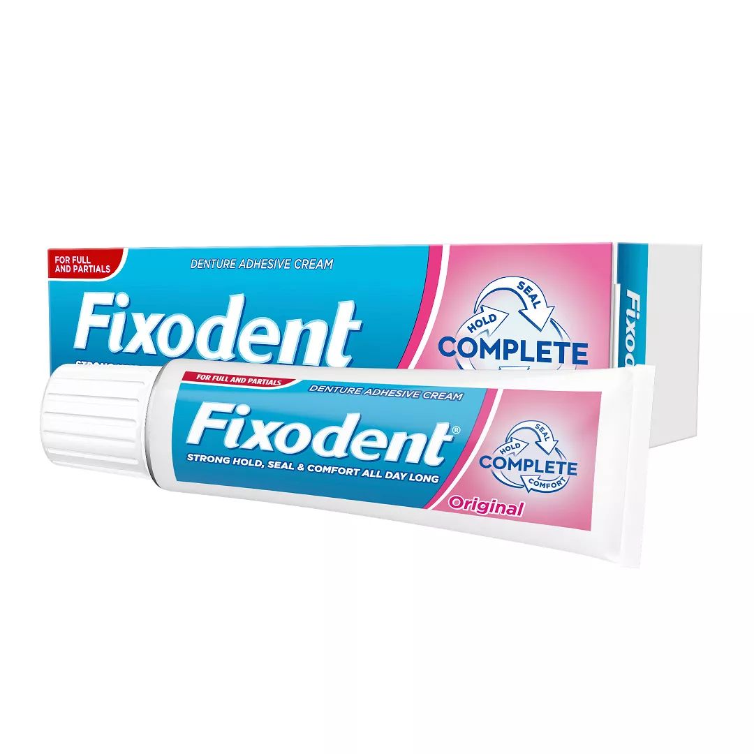 Crema adeziva pentru proteza dentara Original, 40 g, Fixodent Complete , [],farmaciabajan.ro