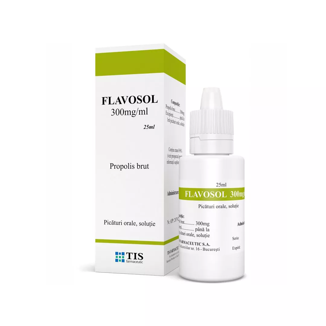 Flavosol solutie orala 300mg, 25 ml, Tis Farmaceutic, [],farmaciabajan.ro
