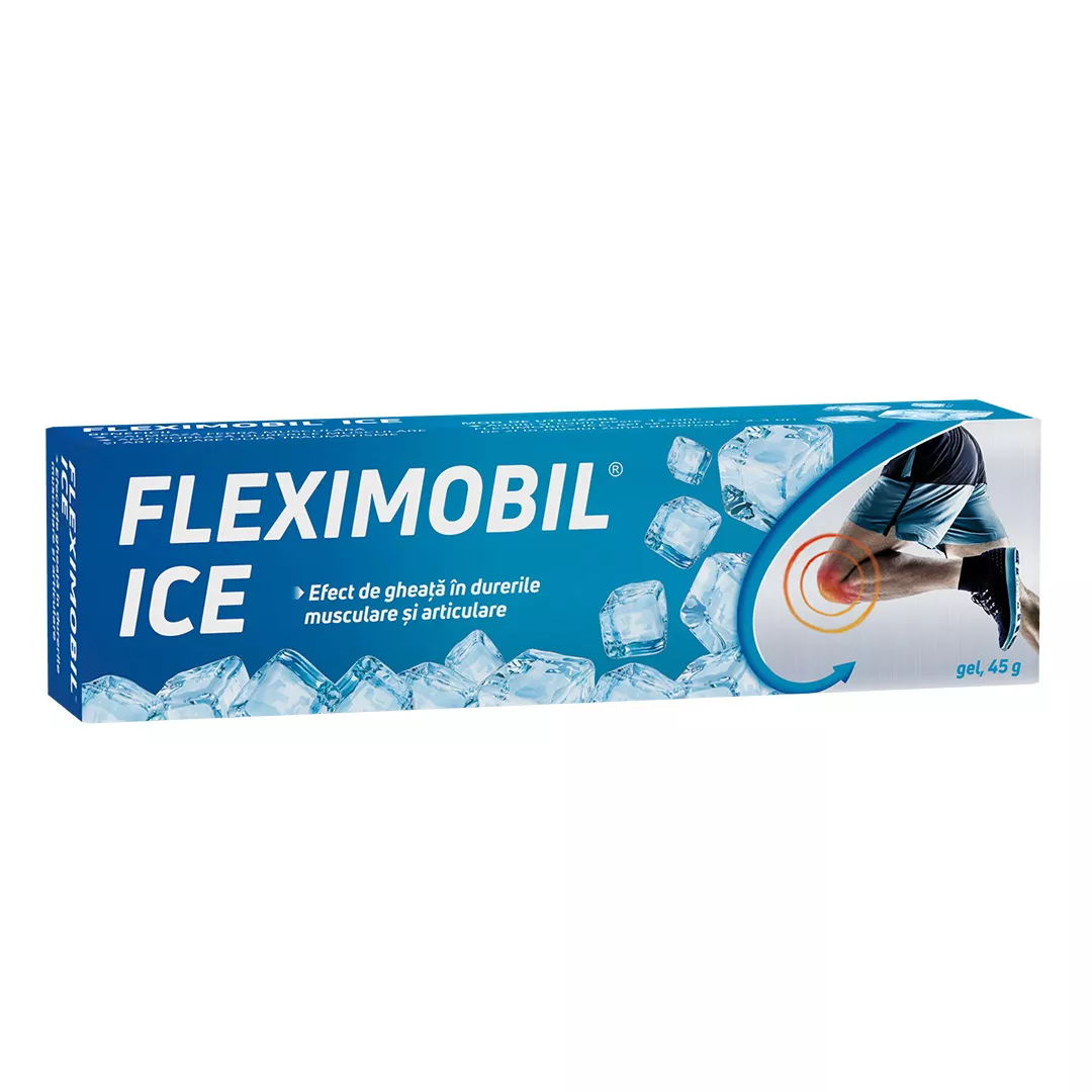 Fleximobil Ice gel, 45g, Fiterman, [],farmaciabajan.ro
