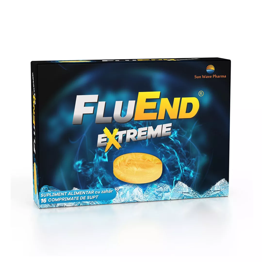 FluEnd Extreme, 16 comprimate, Sun Wave Pharma, [],https:farmaciabajan.ro