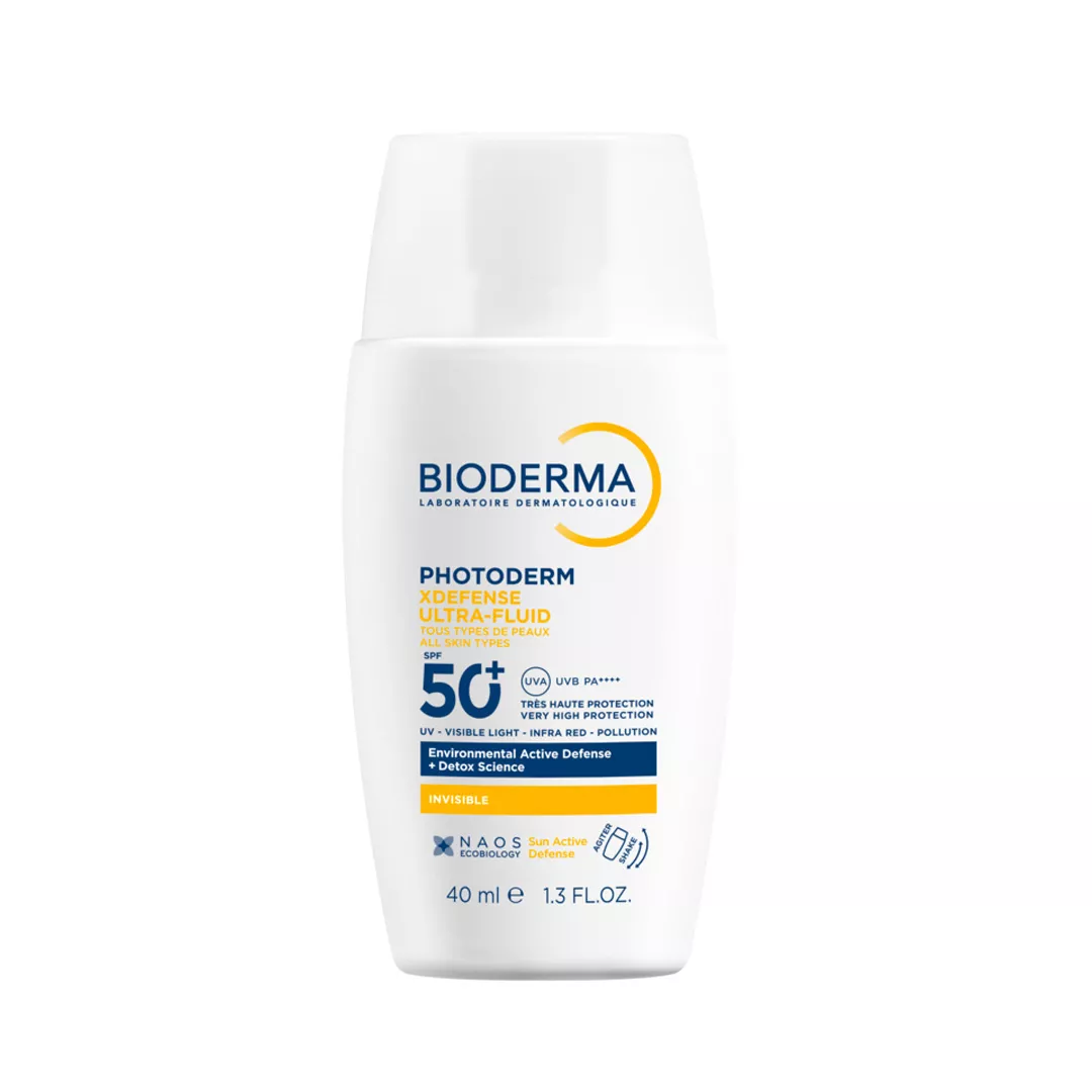 Fluid de fata Ultra invizibil cu SPF50+ Photoderm Xdefense, 40 ml, Bioderma, [],farmaciabajan.ro
