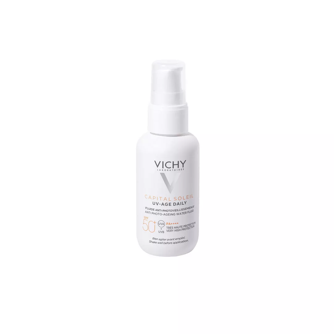 Fluid impotriva foto-imbatranirii UV Age Capital Soleil SPF 50+, 40ml,  Vichy, [],farmaciabajan.ro
