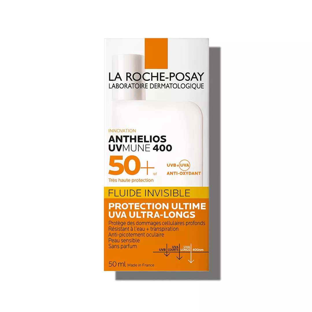 Fluid invizibil cu factor de protectie solara pentru ten SPF 50+ Anthelios, 50 ml, La Roche-Posay, [],farmaciabajan.ro