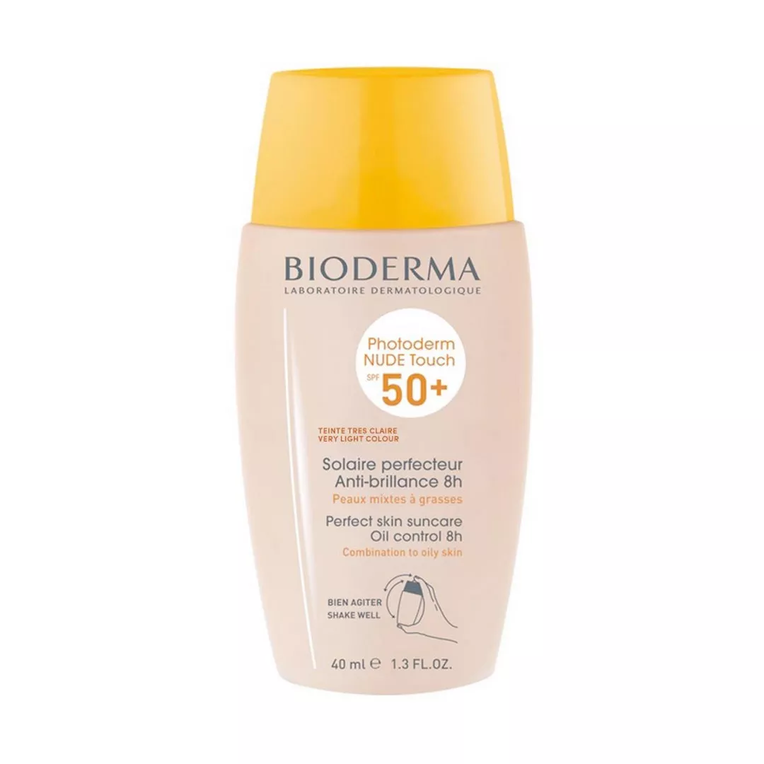 Fluid pentru piele mixta si grasa nuanta Very Light Photoderm Nude Touch SPF 50+, Bioderma, [],https:farmaciabajan.ro