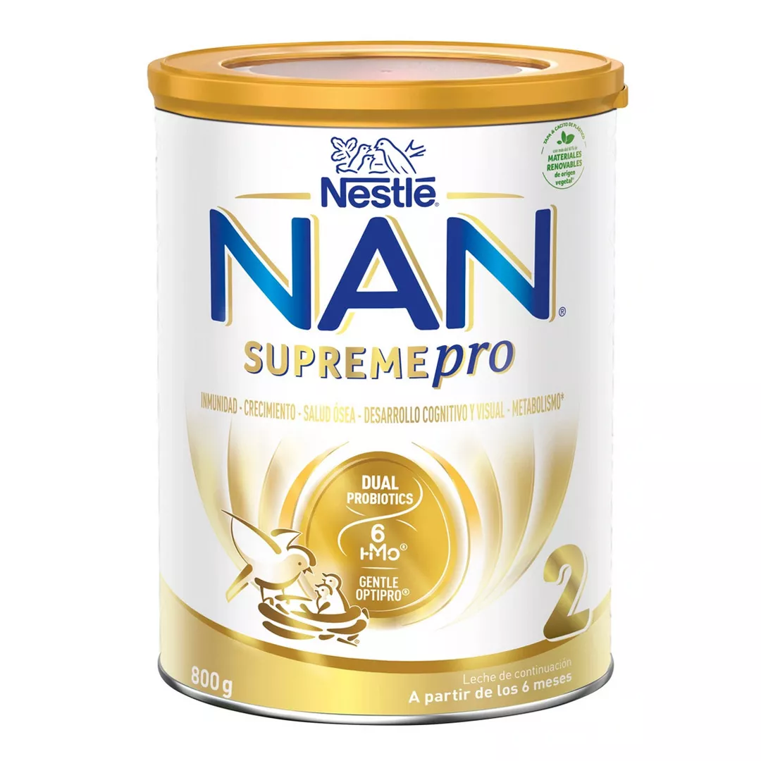 Formula de lapte praf, Nan 2 Supreme Pro, 800 gr, Nestle, [],farmaciabajan.ro