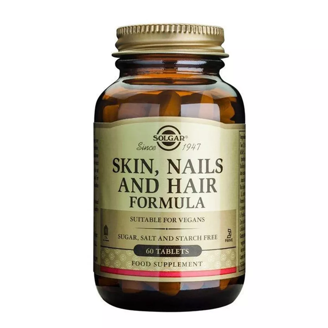 Formula pentru piele, unghii si par, 60 tablete, Solgar, [],farmaciabajan.ro