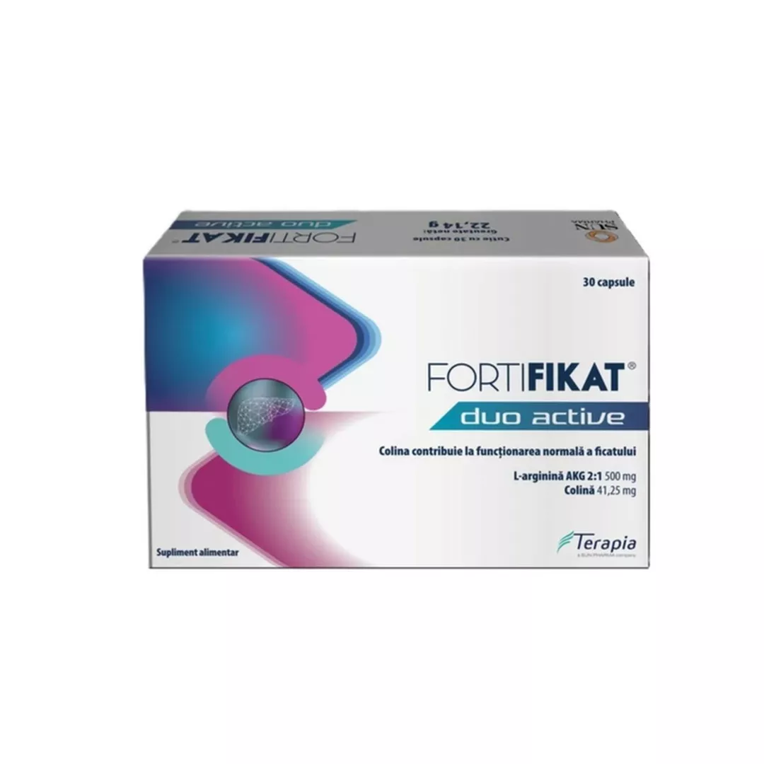 Fortifikat Duo Active, 30 capsule, Terapia, [],farmaciabajan.ro