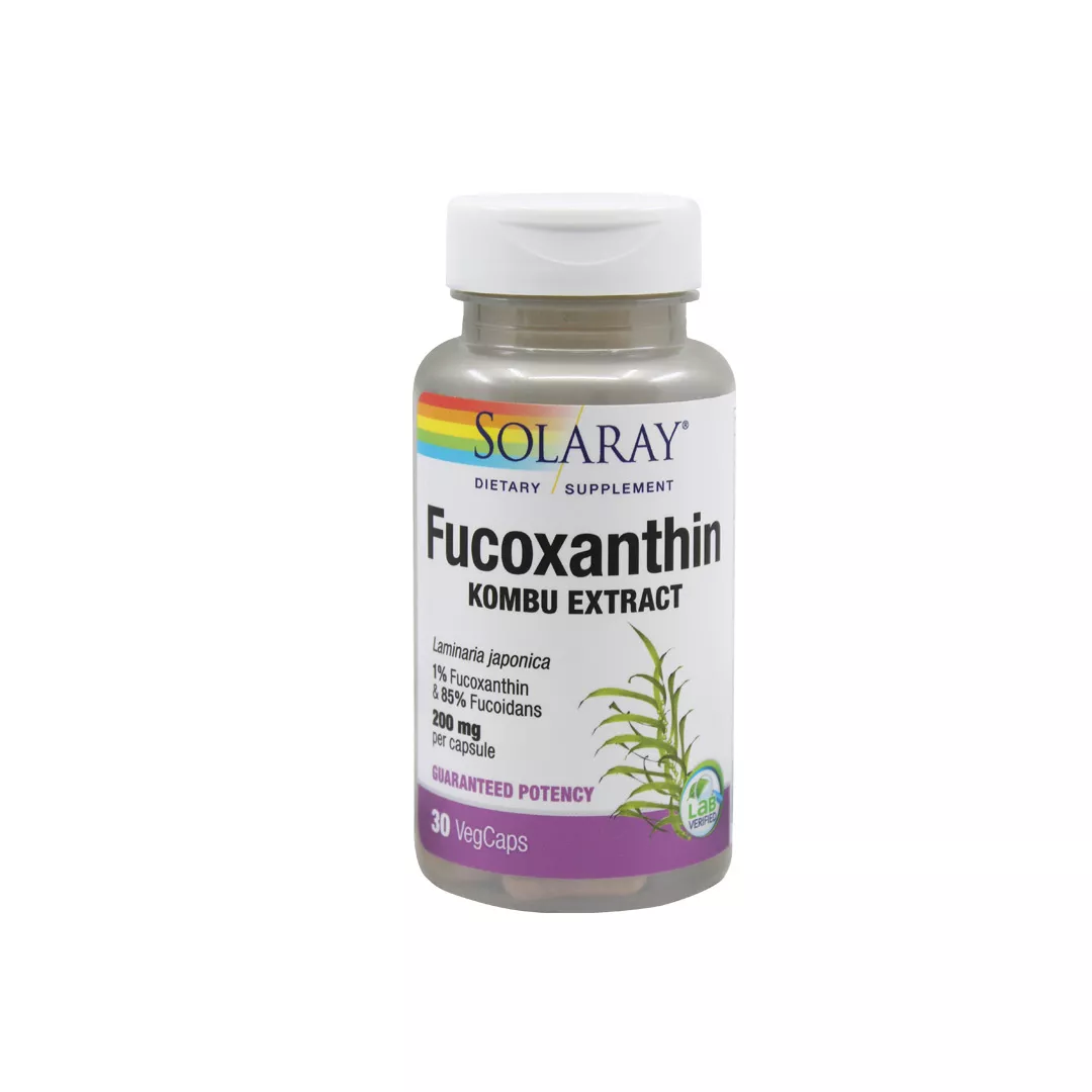 Fucoxanthin Solaray, 30 capsule, Secom, [],https:farmaciabajan.ro