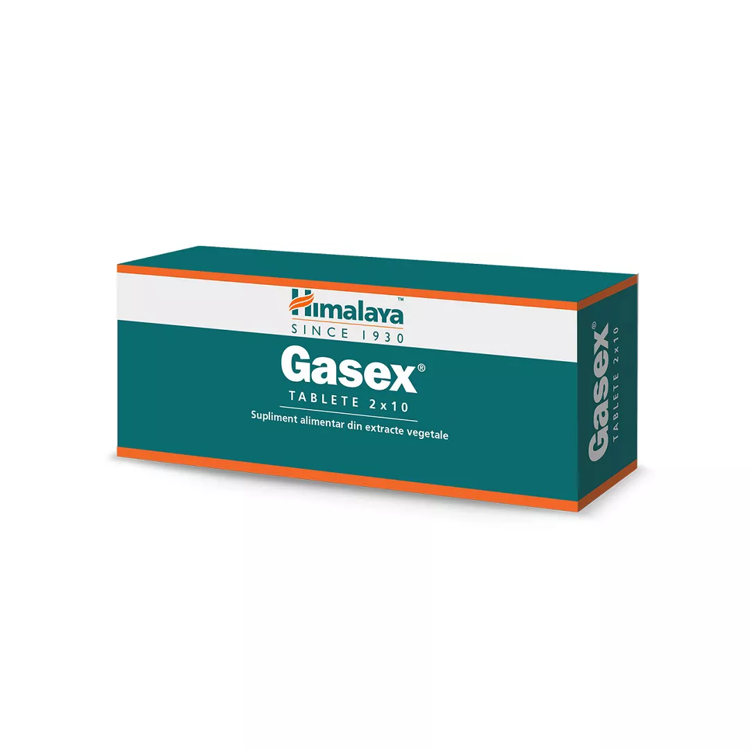 Gasex, 20 tablete, Himalaya, [],farmaciabajan.ro