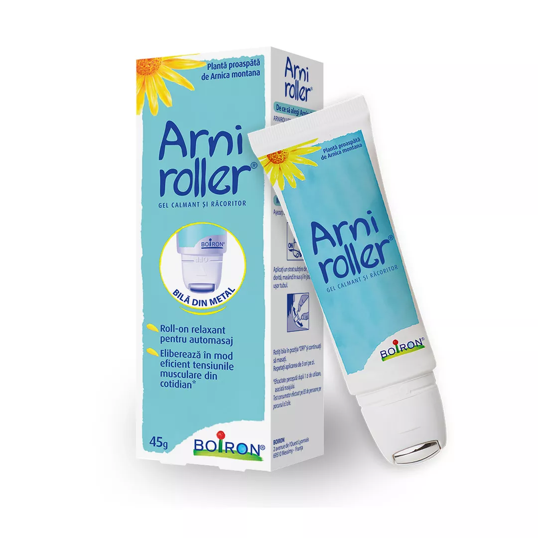 Gel calmant si racoritor Arniroller, 45 g, Boiron, [],farmaciabajan.ro