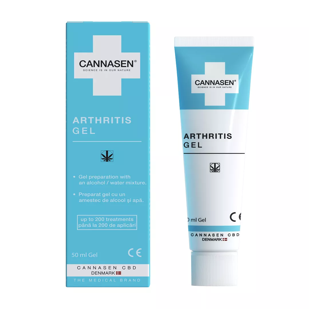 Gel cu CBD pentru artrita, 50 ml, Cannasen, [],farmaciabajan.ro