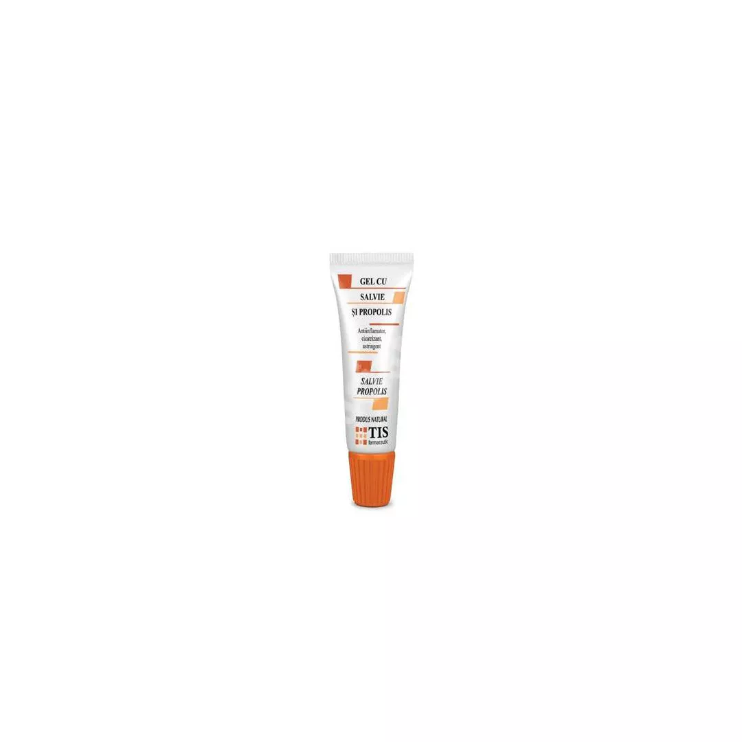 Gel cu Salvie si Propolis, 20 ml, Tis Farmaceutic, [],farmaciabajan.ro