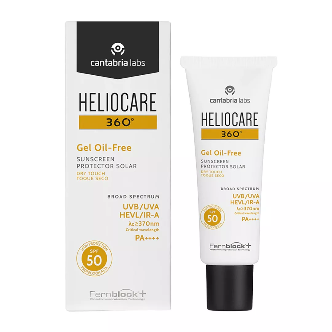 Gel cu textura uscata pentru protectie solara cu SPF 50 Heliocare 360, 50 ml, Cantabria Labs, [],farmaciabajan.ro