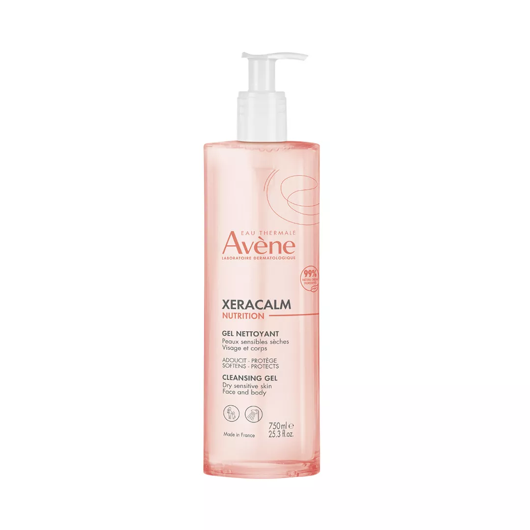 Gel de curatare delicat pentru pielea sensibila Xeracalm Nutrition, 750 ml, Avene, [],farmaciabajan.ro