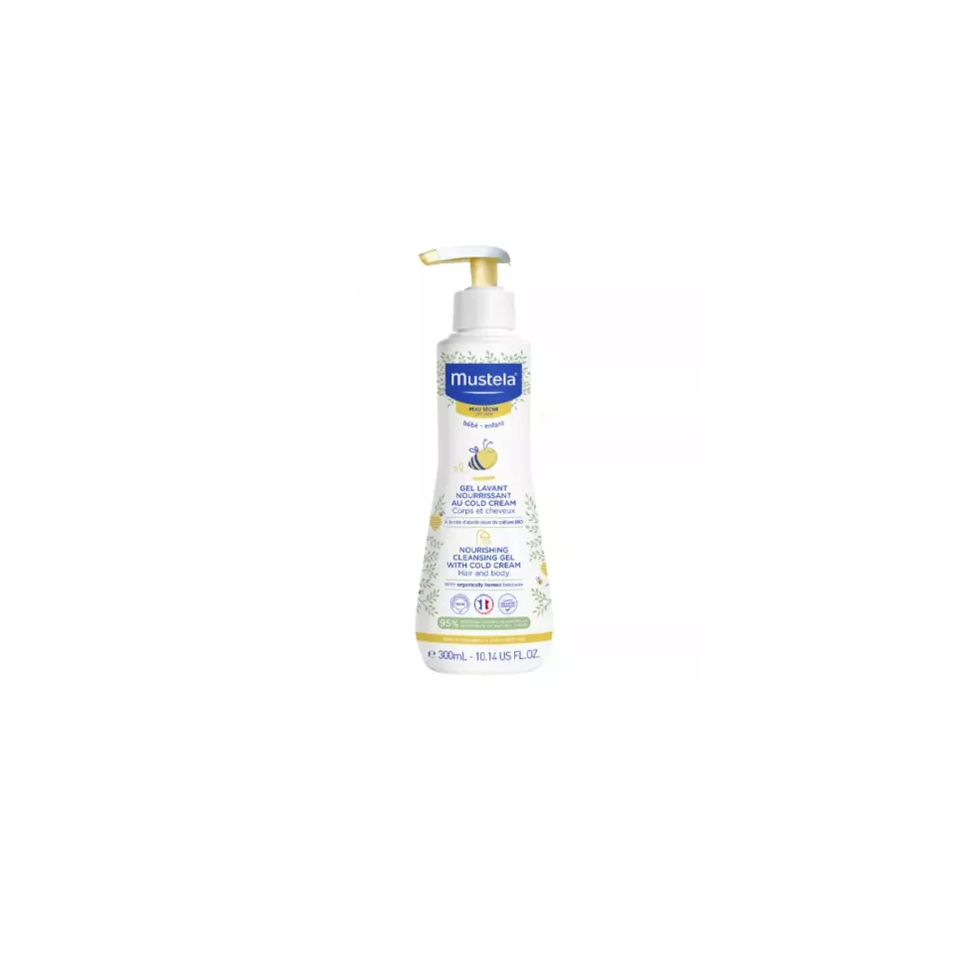 Gel de curatare nutritiv cu Cold Cream, 300 ml, Mustela, [],farmaciabajan.ro