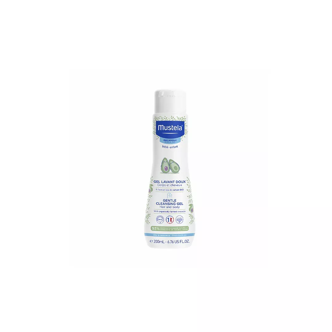 Gel de curatare pentru par si corp, 200 ml, Mustela, [],farmaciabajan.ro