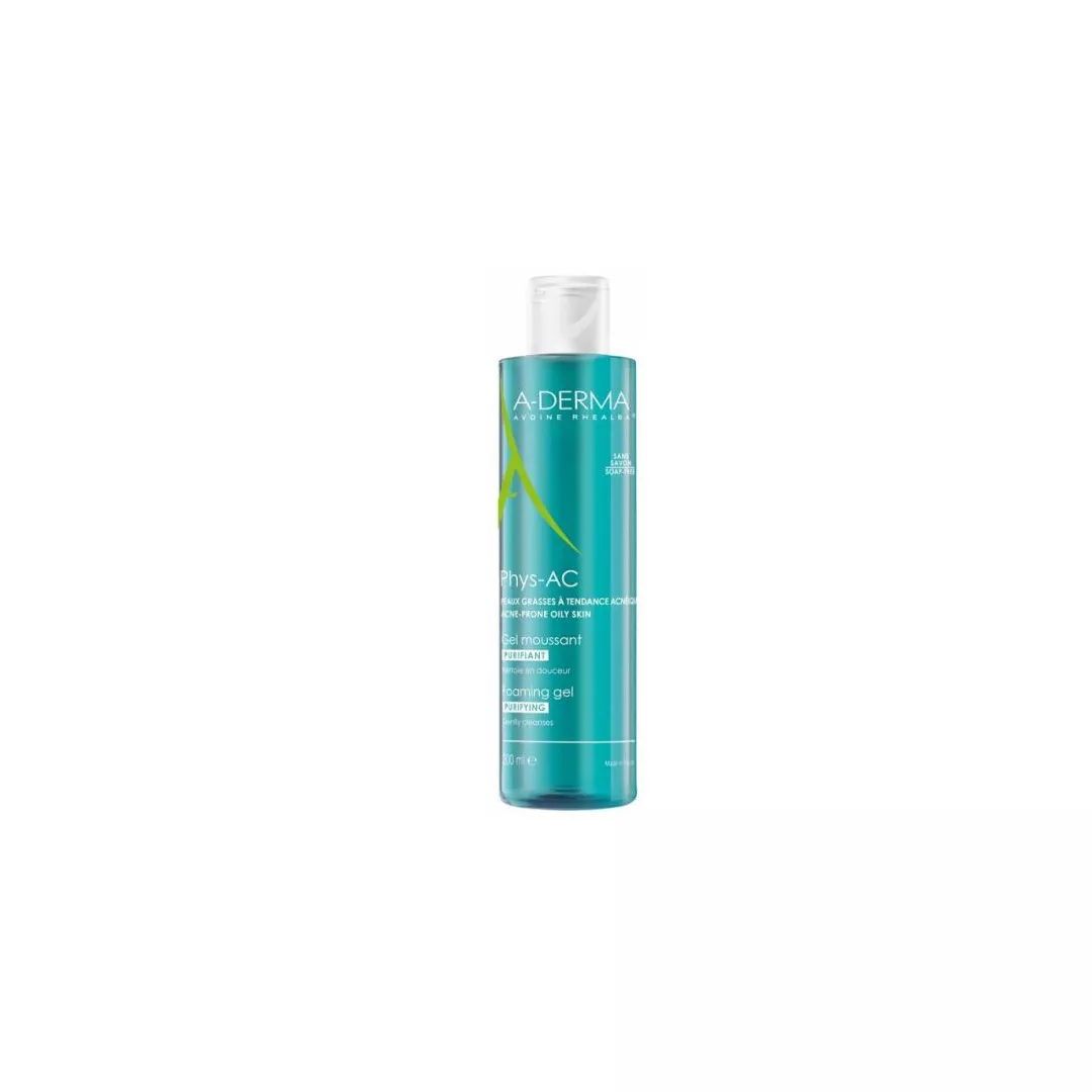 Gel de curatare pentru ten cu tendinta acneica Phys-AC, 200 ml, A-Derma, [],farmaciabajan.ro