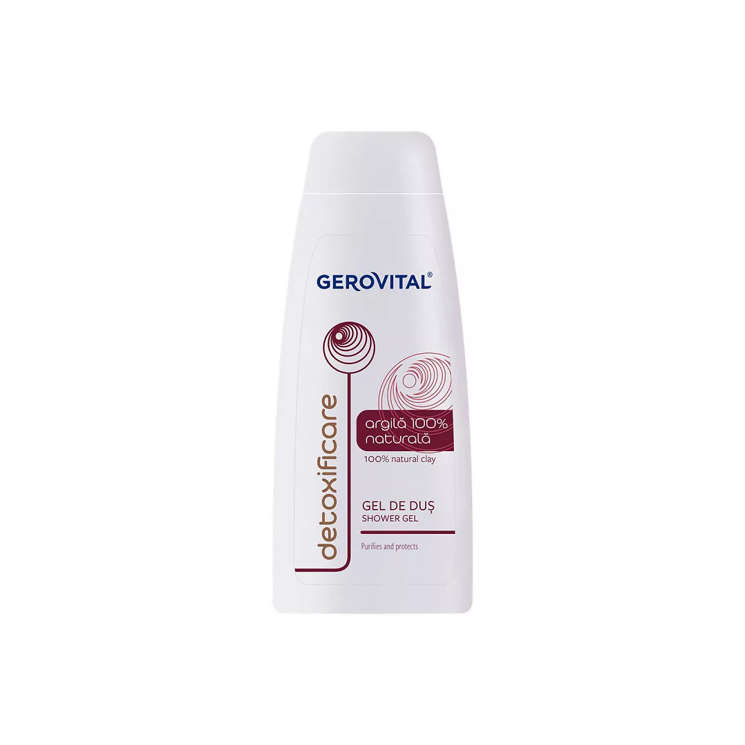 Gel de dus cu Argila, 750 ml, Gerovital, [],farmaciabajan.ro