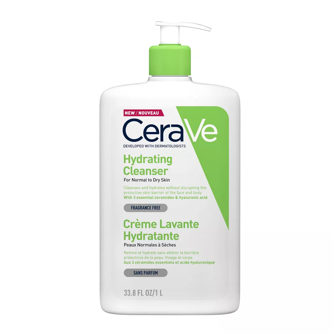 Gel de spalare hidratant pentru piele normal-uscata, 1000 ml, CeraVe, [],farmaciabajan.ro