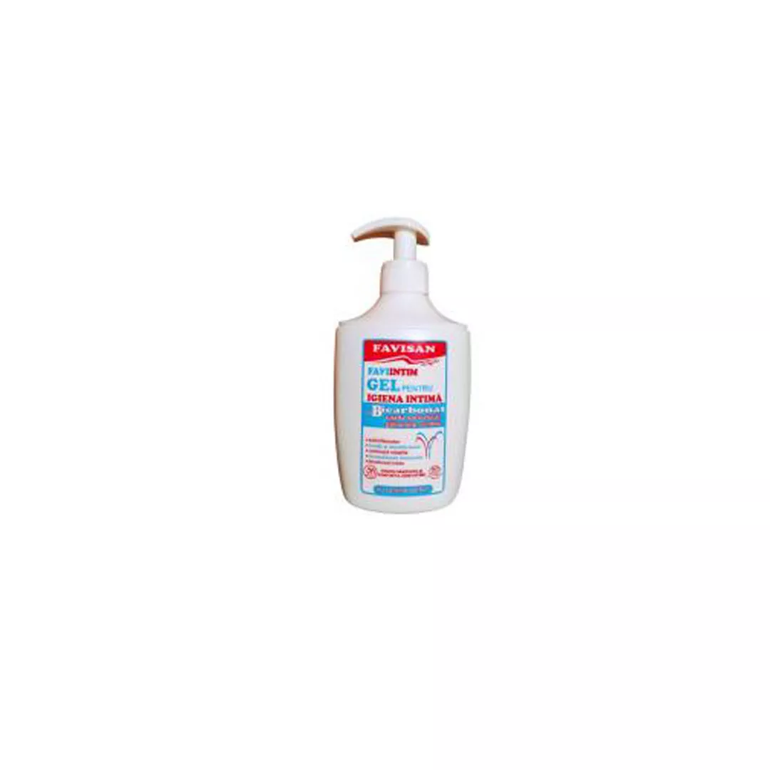 Gel igiena intima cu bicarbonat (m191), 300 ml, Favisan, [],farmaciabajan.ro