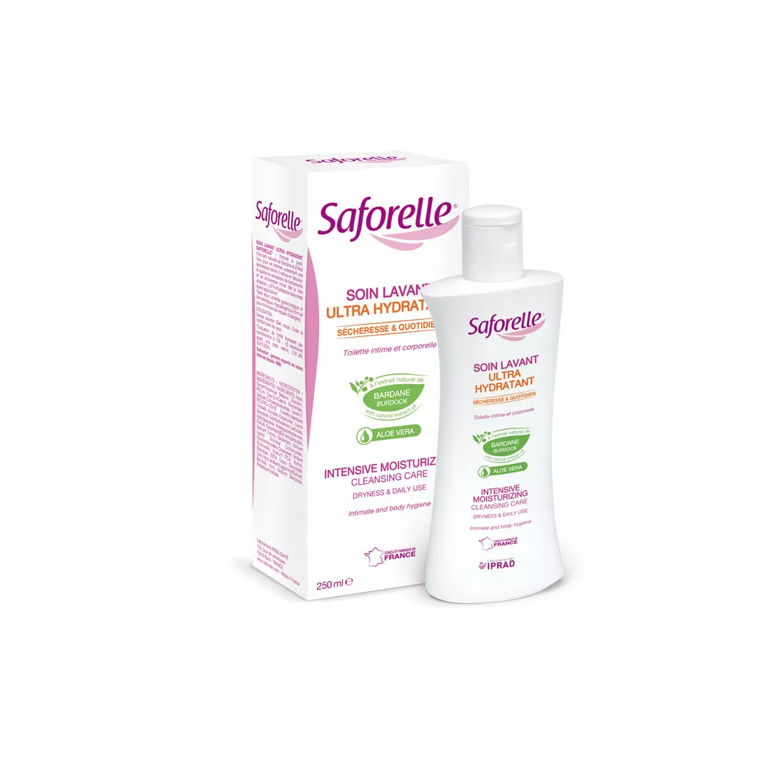 Gel igiena intima si corporala ultrahidratant Saforelle, 250 ml, Laboratoarele Iprad, [],farmaciabajan.ro
